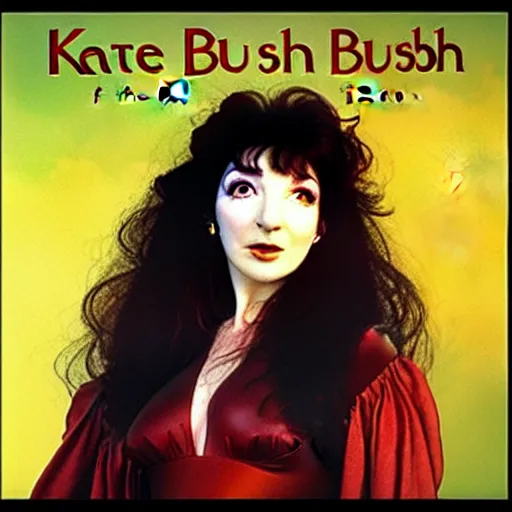 Prompt: Kate Bush 1970s Album Running up that hill, high resolution 4K HD