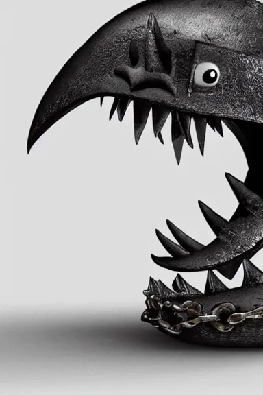 Image similar to very very intricate photorealistic photo of a chain chomp in an episode of game of thrones, photo is in focus with detailed atmospheric lighting, award - winning details