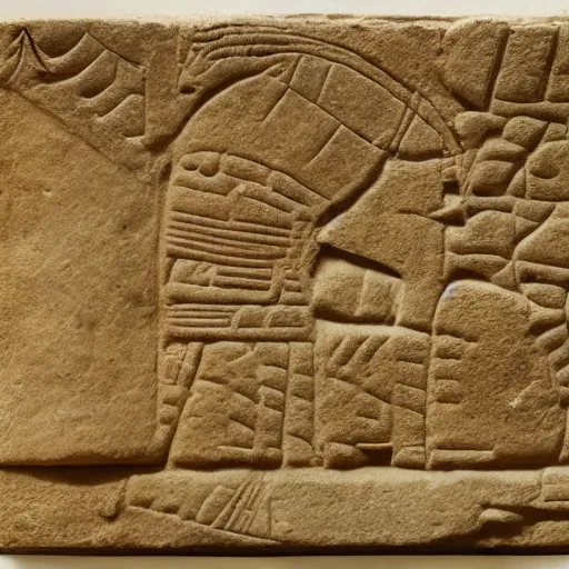 Prompt: A lost cuneiform tablet