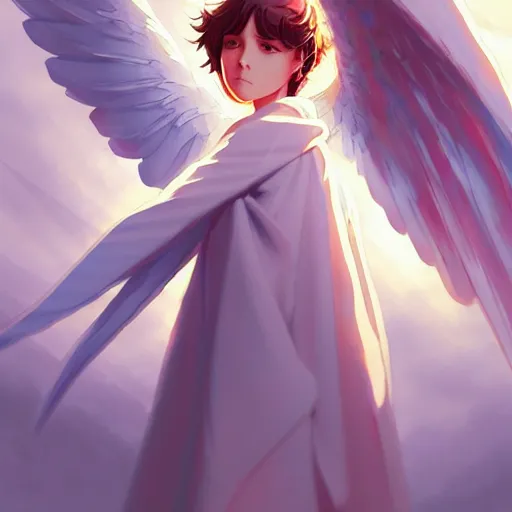 Image similar to biblically accurate angel, portrait shinkai makoto studio ghibli studio key hideaki anno sakimichan stanley artgerm lau rossdraws james jean marc simonetti elegant highly detailed digital painting artstation pixiv