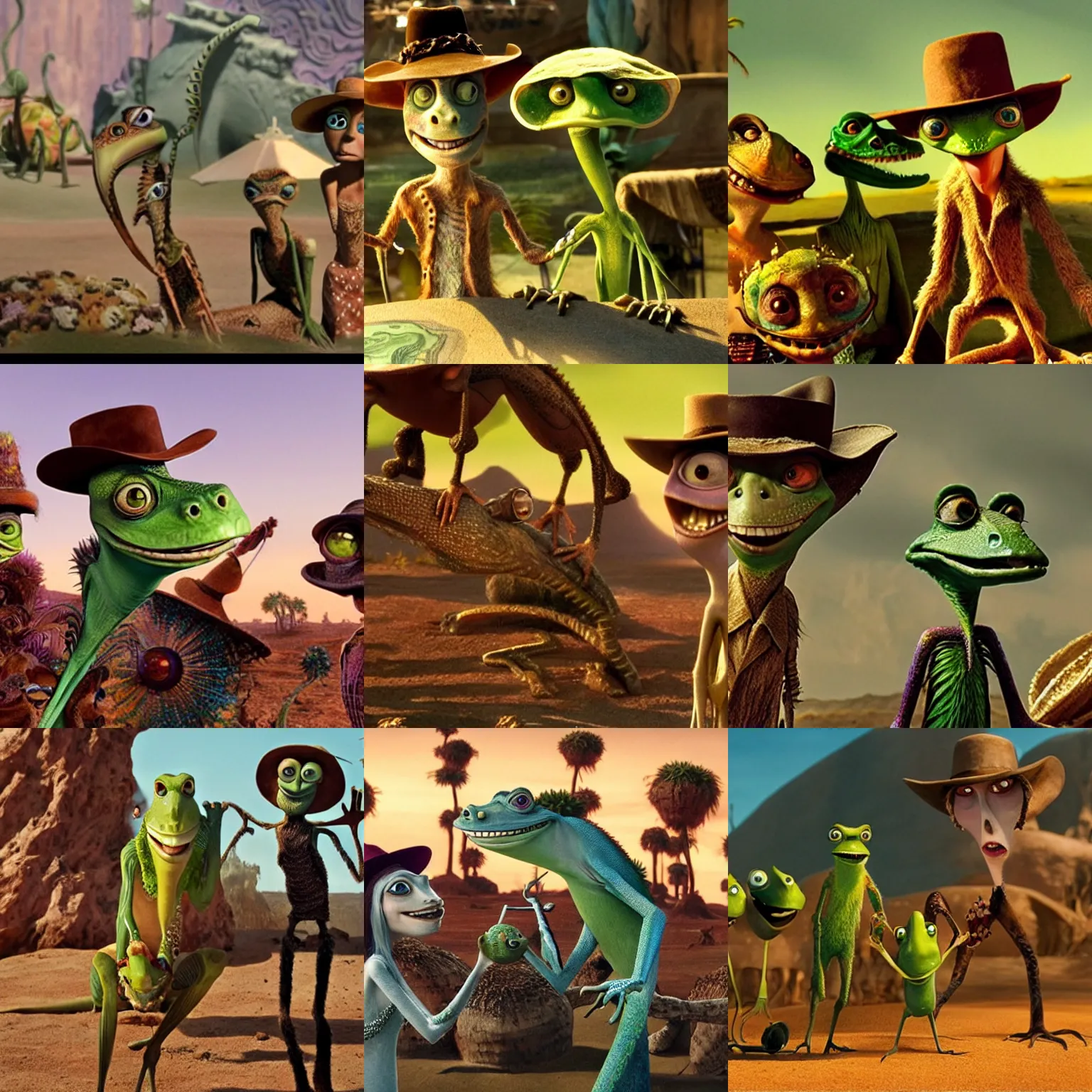 A Film Still From Rango 2 0 0 9 Stable Diffusion