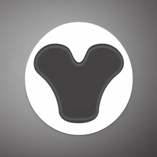 Prompt: magnet shaped like a horseshoe, digital art, icon, smooth, sharp focus