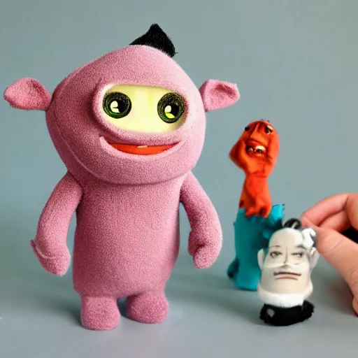 Image similar to ugly doll characters, high quality,