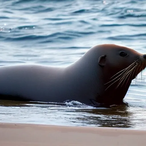 Image similar to “ a fat sea lion”