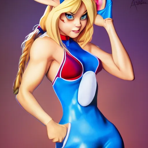 Image similar to Lola Bunny by artgerm