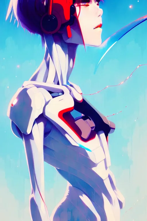 Image similar to a ultradetailed beautiful panting of rei ayanami, by conrad roset, greg rutkowski and makoto shinkai, trending on artstation