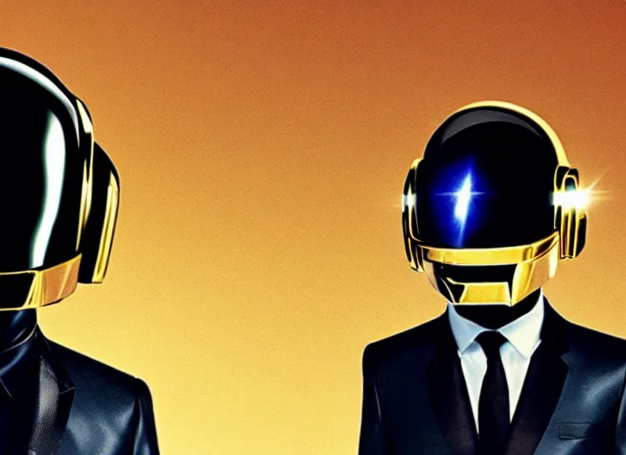 Image similar to daft punk's third member