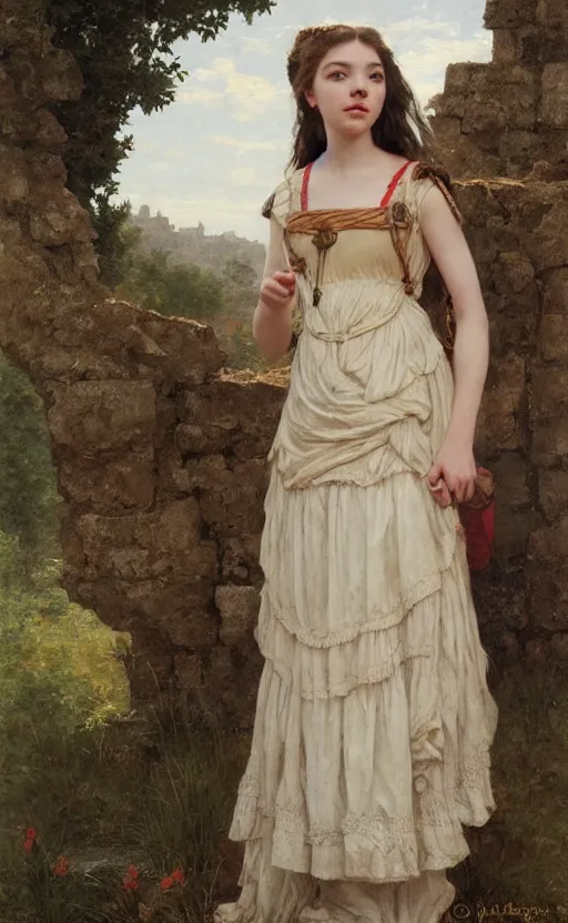 Prompt: anya taylor-joy, traditional corsican, intricate, highly detailed, artstation, illustration, jurgens, rutkowski, bouguereau, pastoral, rustic, georgic