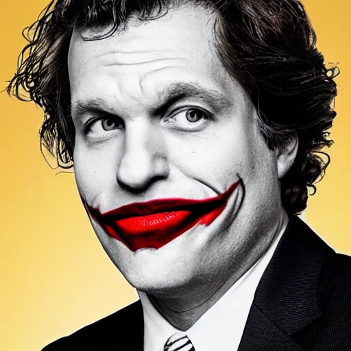 Image similar to tucker carlson as the joker