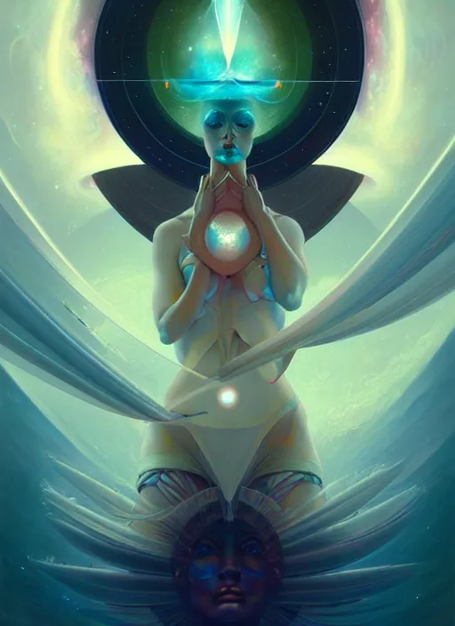 Prompt: symmetry!! pisces!!!! highly detailed, high contrast, light reflection, trippy, nebula, trending on art station by artgem, by peter mohrbacher, by wlop, by ruan jia
