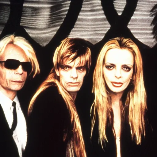 Image similar to klaus kinski, the pop group bananarama