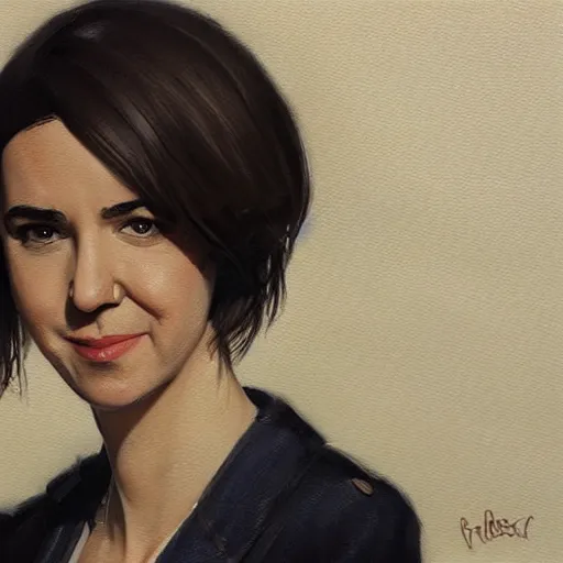 Image similar to maia sandu hyperrealistic, style of greg rutkowski