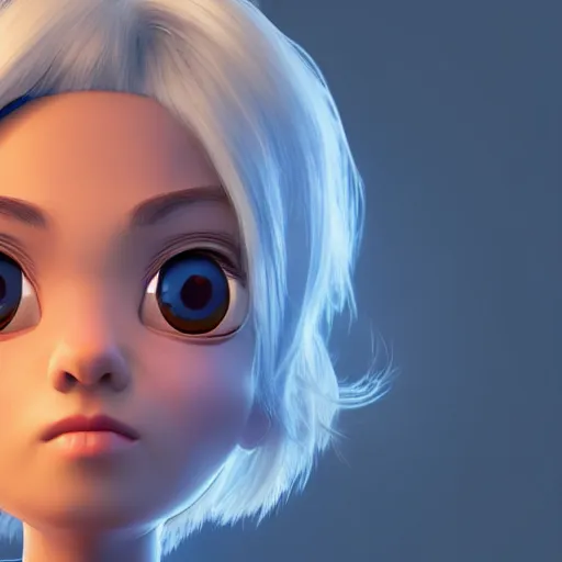 Image similar to super cute but angry gran, portrait, face symmetry, centered, anime style, disney character style, octane render, symetrical portrait, 3 d, pixar, disney, epic lighting, cinematic composition, hyperrealistic, 8 k