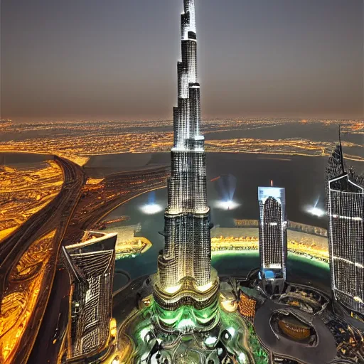 Prompt: burj khalifa but instead a carrot