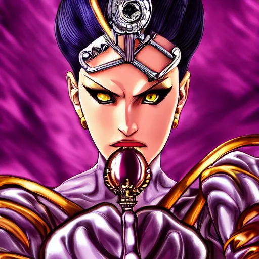 a portrait of a killer queen from jojo bizarre, Stable Diffusion