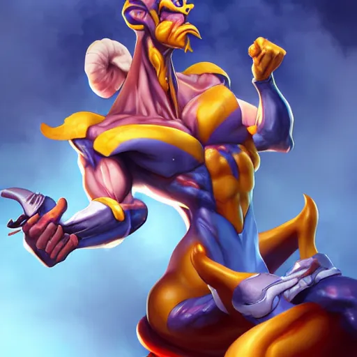 Image similar to earthworm jim, artstation, hd, unreal engine, by artgerm