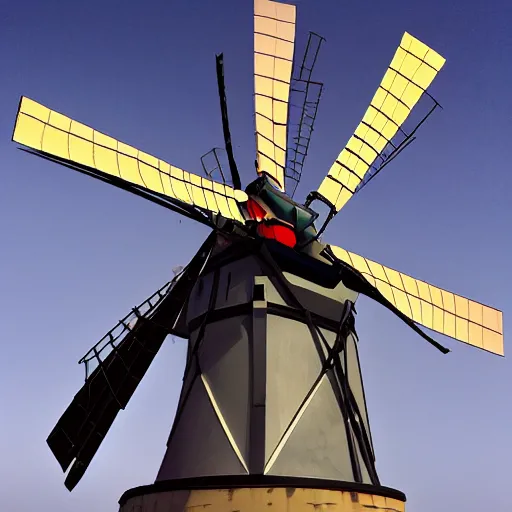 Image similar to windmill gundam