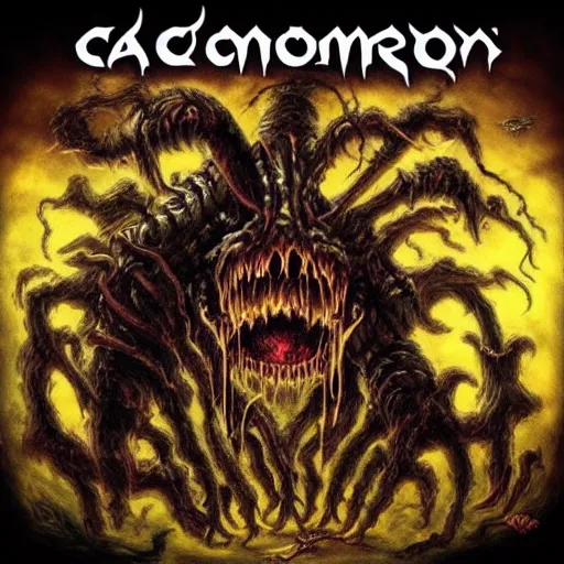 Image similar to Cacodemon death metal album cover