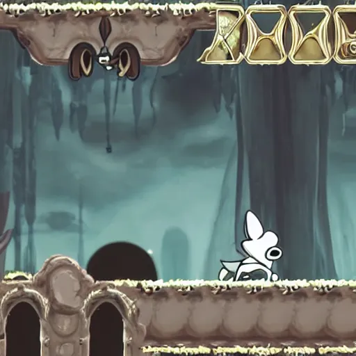 Image similar to puppy in Hollow Knight, screenshot