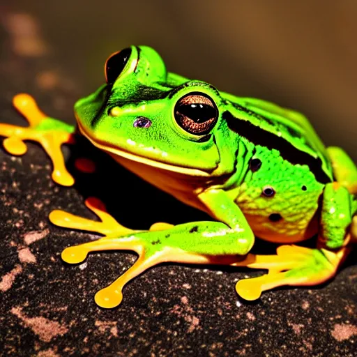 Image similar to Woman Frog sharp focus colorful realistic photograph