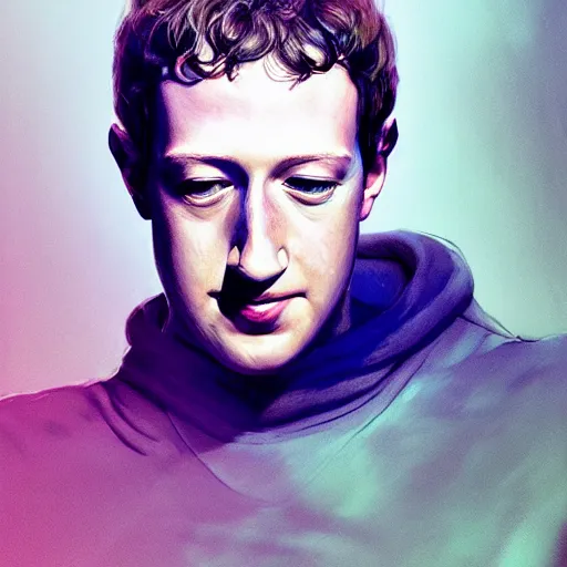 Prompt: portrait mark zuckerberg, intricate, epic lighting, cinematic composition, hyper realistic, 8k resolution, unreal engine 5, by Artgerm, tooth wu, dan mumford, beeple, wlop, rossdraws, James Jean, Andrei Riabovitchev, Marc Simonetti, yoshitaka Amano, Artstation