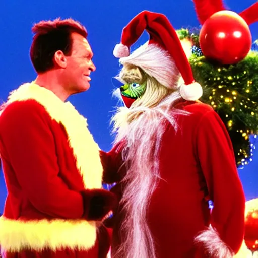 Image similar to kenneth copeland as the grinch