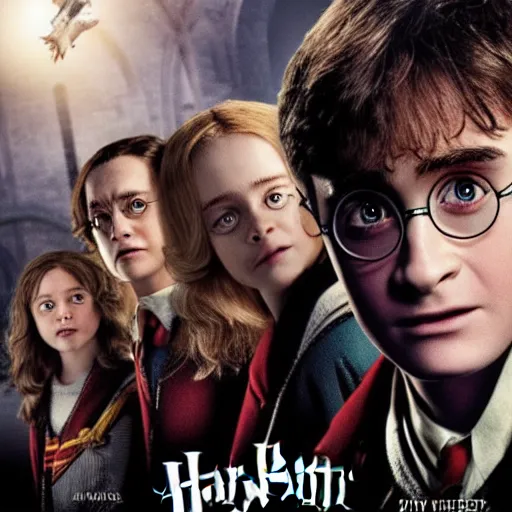 Prompt: harry potter 8th movie poster