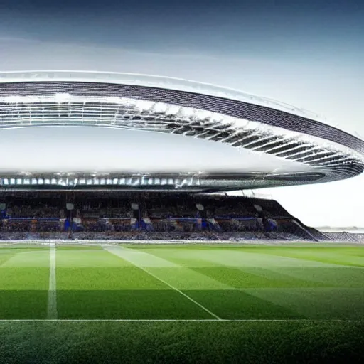 Prompt: real Madrid new stadium,