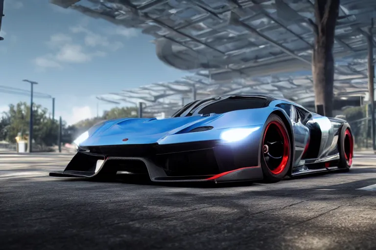 Image similar to photo wallpaper sport car gran turismo 7 forza horizon need for speed fast and furious 5 unreal engine supercar hypercar game concept car octane render, 4 khd 2 0 2 2 3 d cgi rtx style chrome reflexion global illumination ray tracing hdr arstation pixar and disney unreal