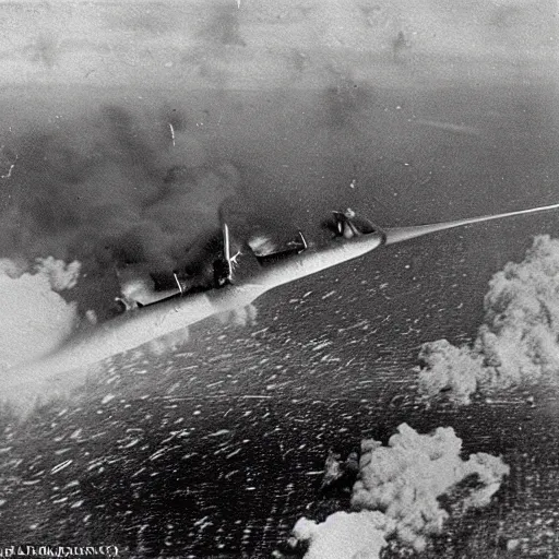 Prompt: An incessant offensive against the enemy over his own soil was the only effective means whereby to render the shores of England inviolate. Overwhelming air advantage was always with the attack, 1917 photo