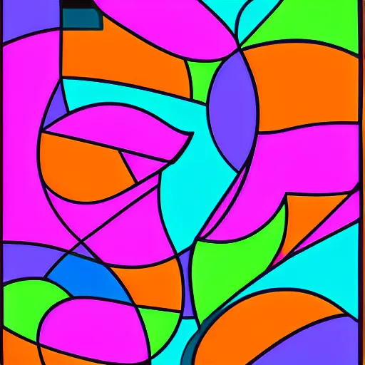 Image similar to vector art illustrator, iPhone wallpaper oblong abstract colorful shapes, translucent,