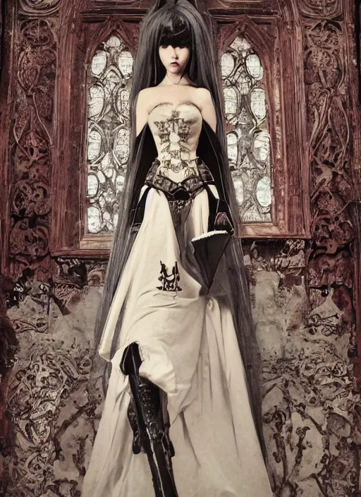 Image similar to imperial princess knight gothic girl. intricate, centered, amazing composition, by ruan jia, by robert hubert, by zhang kechun, illustration