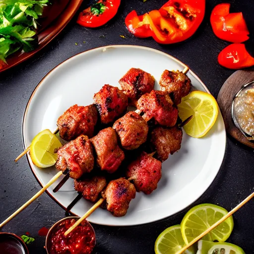 Image similar to Turkish kabab, 4k,