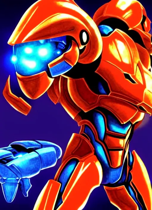 Image similar to metroid prime, hyperrealistic