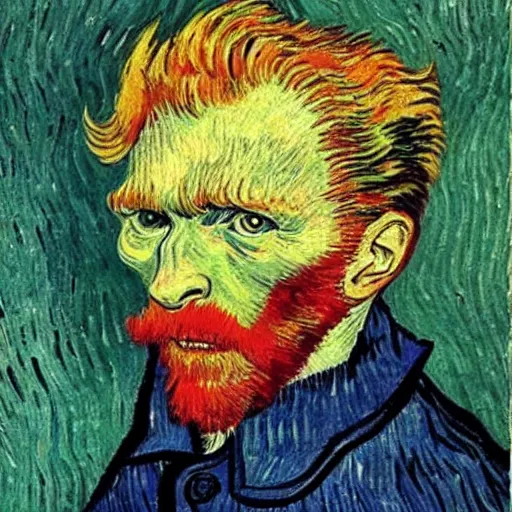 Image similar to devil by van gogh