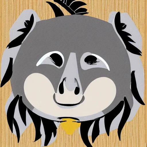 Image similar to koala ninja vector