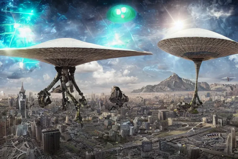 Prompt: 3 d rendered visualization depicting humanity's popularity with extraterrestrial cultures, digital display, highly detailed, full color, crisp detailed 3 d render