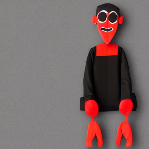 Prompt: mkbhd as rubber puppet