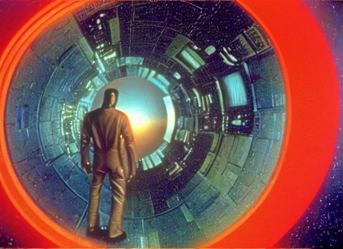 Image similar to deleted star gate sequence scene from the 1 9 6 8 science fiction film 2 0 0 1 : a space odyssey