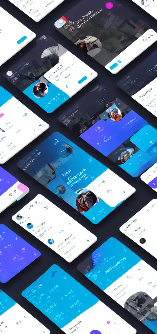 Image similar to the user interface of an app for booking flights, trending on dribbble, artstation, behance. made in figma, ux, graphic design, user experience design, cuberto, ios