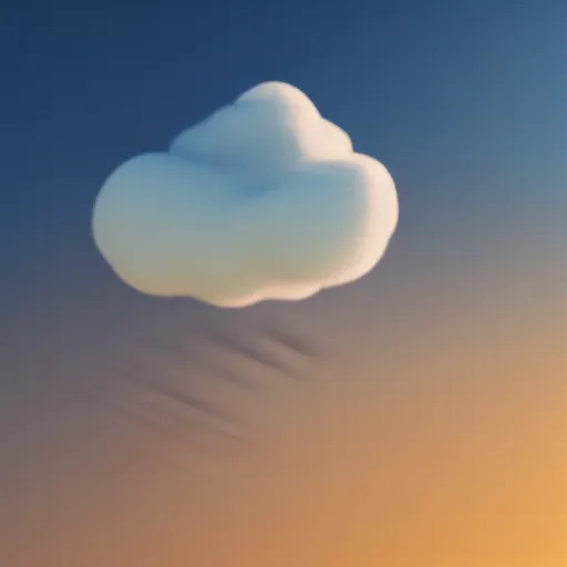 Image similar to an ultra photorealistic and sharp film still of a round ball made of white clouds in the sky. wide shot, wes anderson, studio ghibli, pixar and disney animation, octane render, dramatic lighting, award winning photography