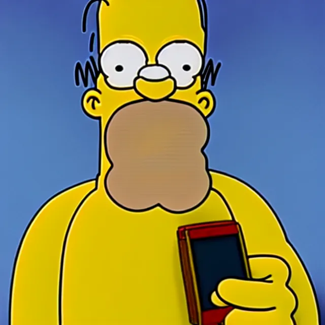 Image similar to homer simpson as a real human, realistic photo