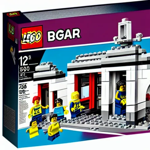 Image similar to lar - a - mago fbi raid lego set