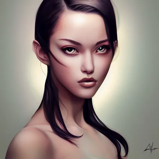 Prompt: photo of young woman by artgerm
