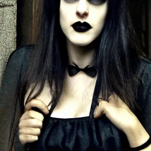 Image similar to Goth Alexandria Daddario