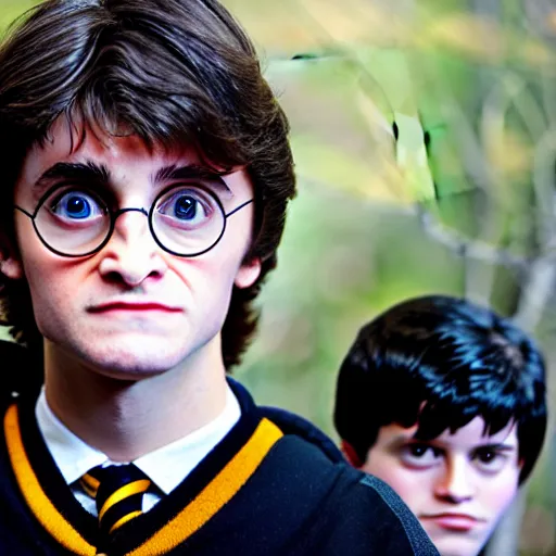 Image similar to professional photo of guerilla harry potter