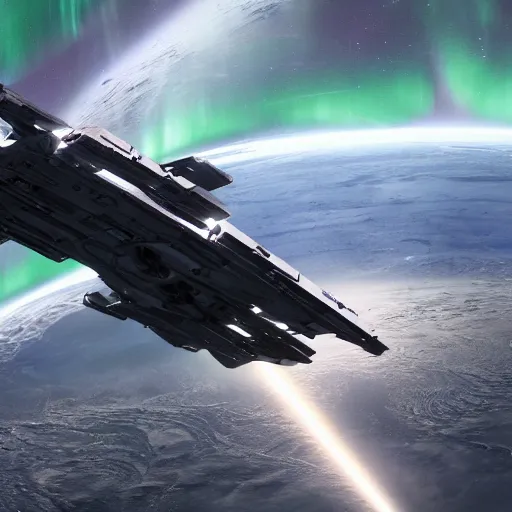 Image similar to star citizen aurora, concept art, 4 k