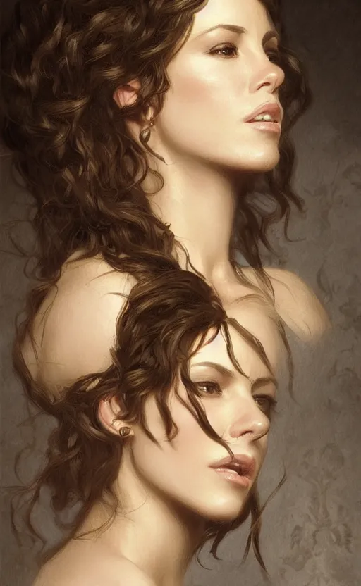 Prompt: kate beckinsale, traditional corsican, intricate, highly detailed, artstation, illustration, jurgens, rutkowski, bouguereau