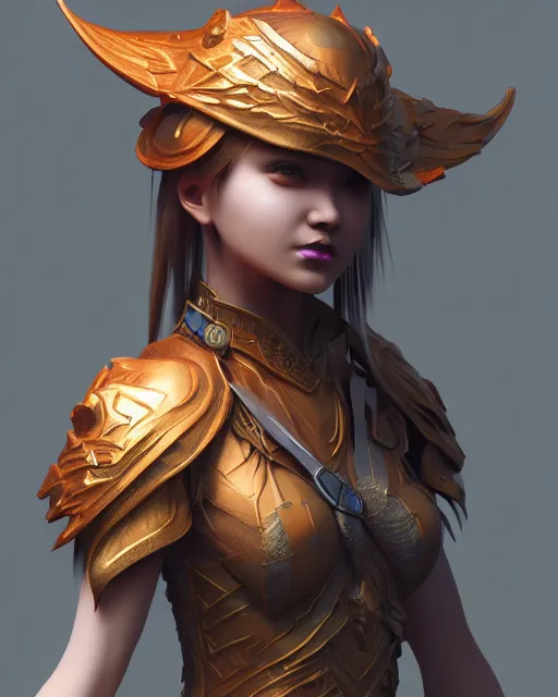 Image similar to fantasy art by leonhuang, 3 d render artstationhd