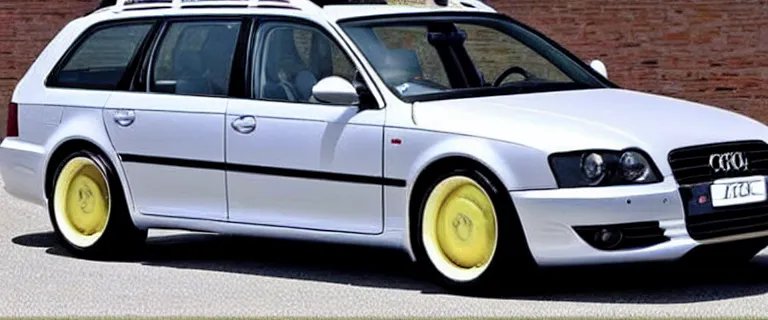 Image similar to Flannel-made Audi A4 B6 Avant (2002) made out of flannel